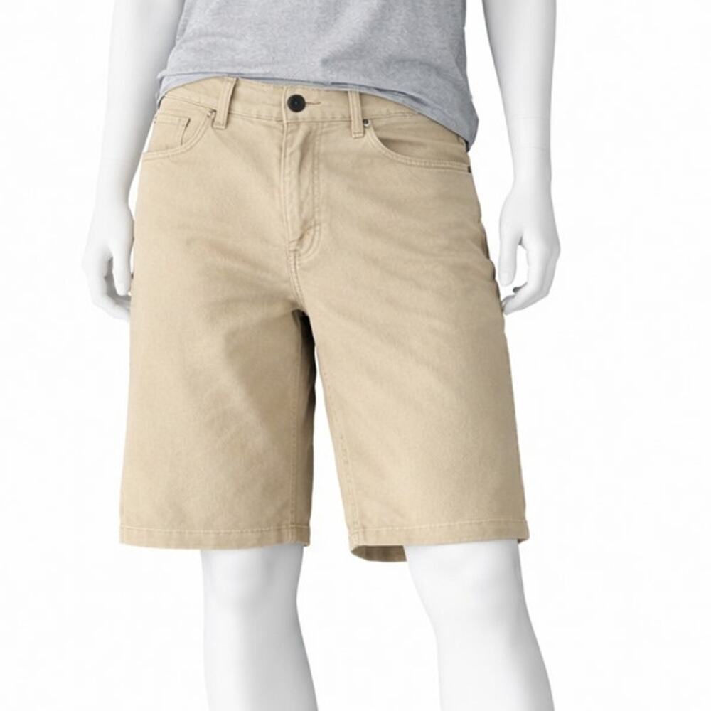 vintage Levi's 550 Relaxed Fit Shorts Mens 36" Tan Denim Classic y2k made in USA